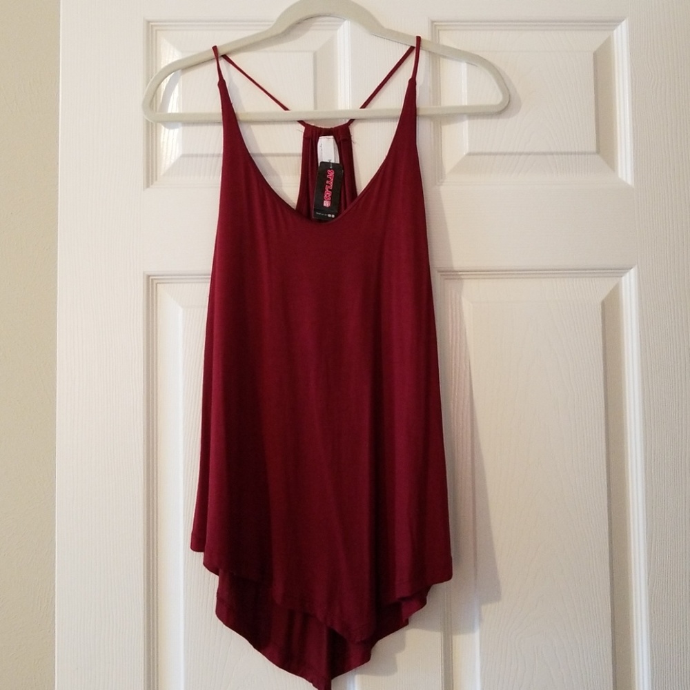 Burgundy razor rack top size small